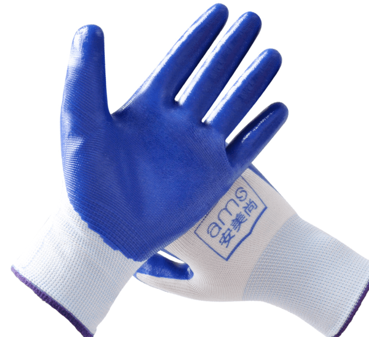 Găng phủ nitrile lòng bàn tay chống trơn A562 AMS